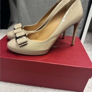 Elegant Beige High Heels
